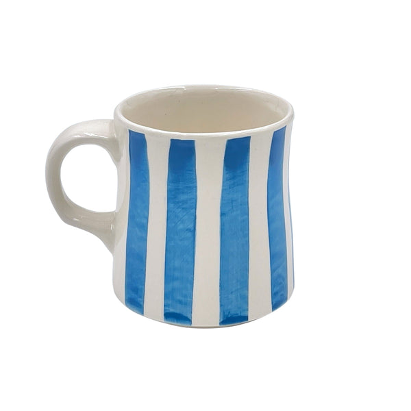 Mug in Light Blue, Stripes
