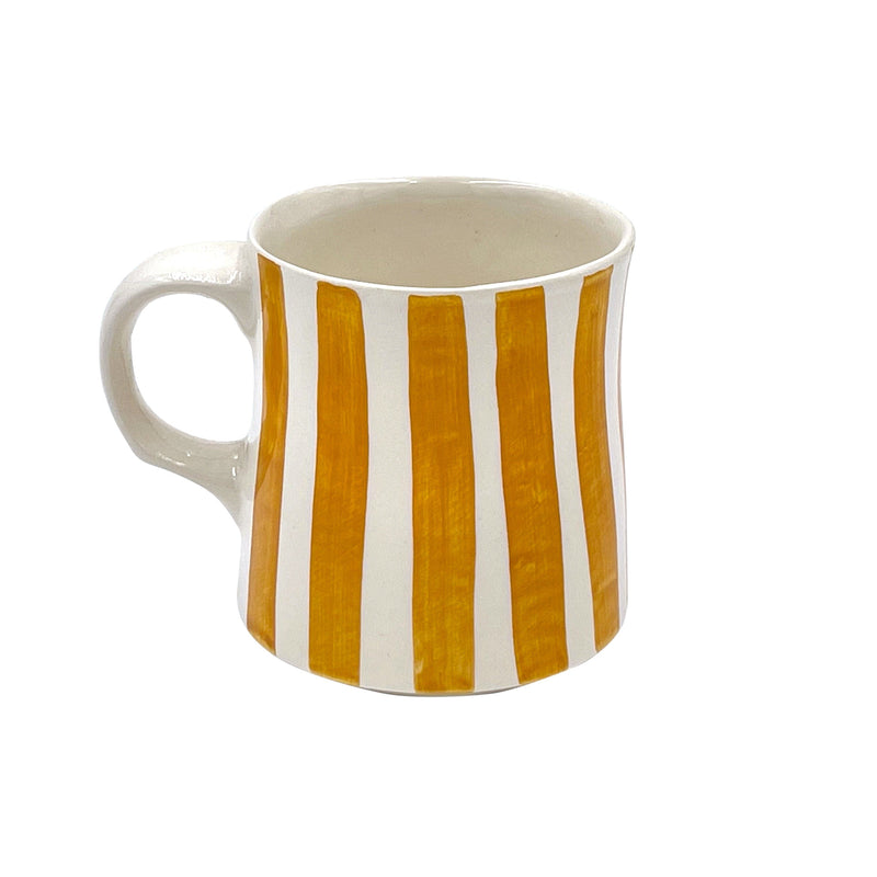 Mug in Yellow, Stripes