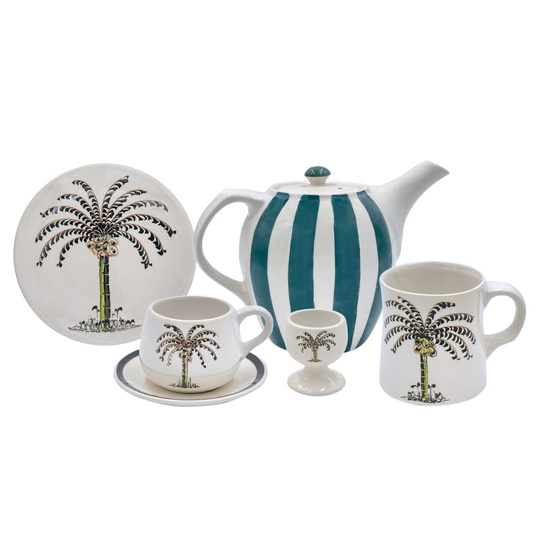 Breakfast Set, Palm, 21 Piece