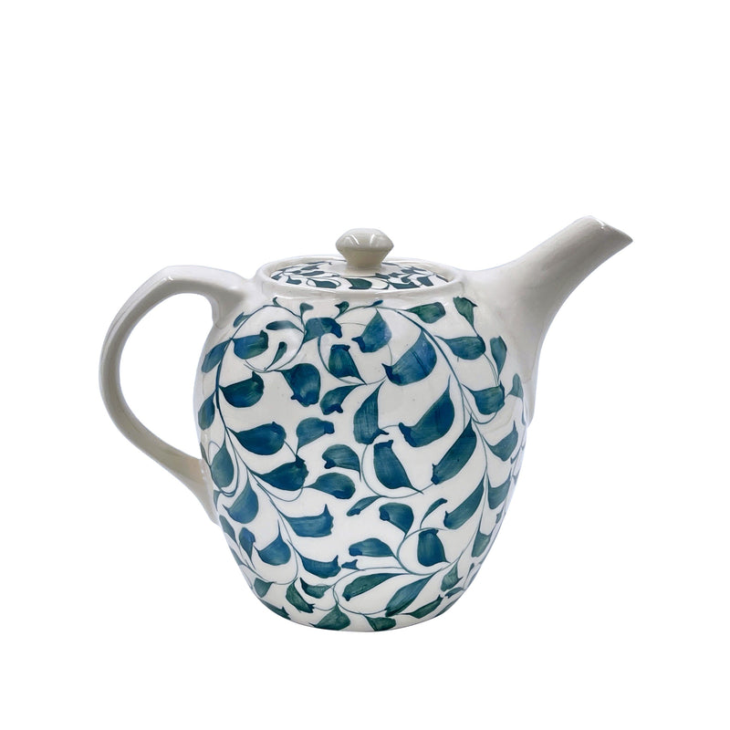 Teapot in Green, Scroll