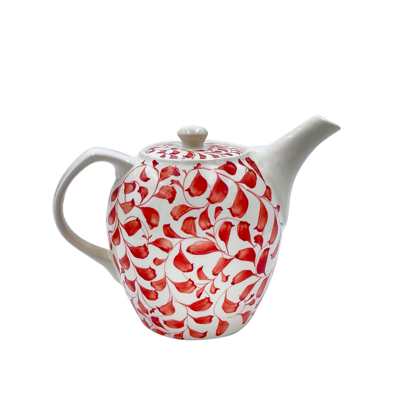 Teapot in Red, Scroll