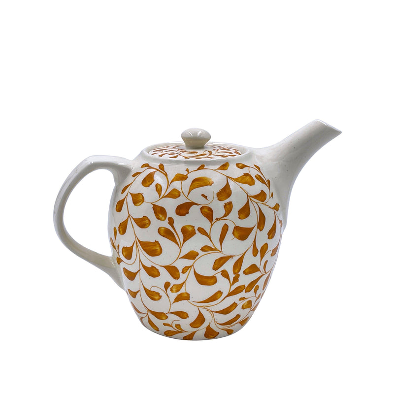 Teapot in Yellow, Scroll