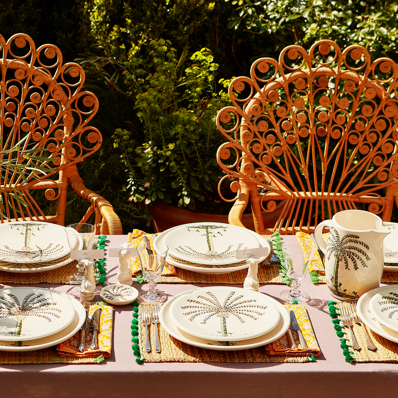 Charger Plate, Palm, Set of Four