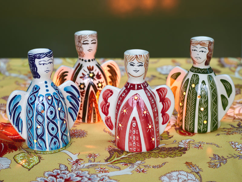 Angel Tea Light in Red