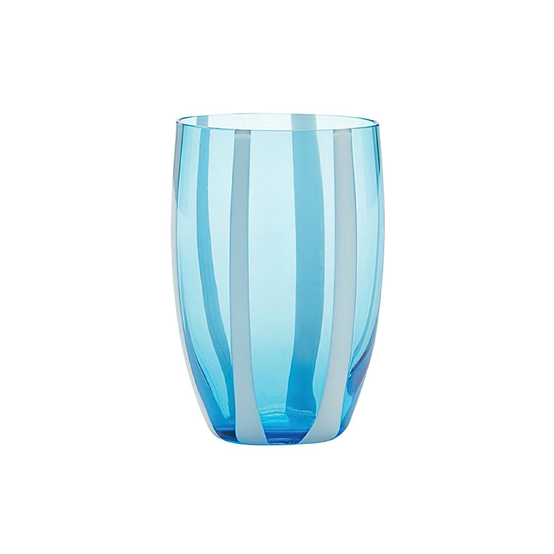 Gessato Tumbler in Aquamarine